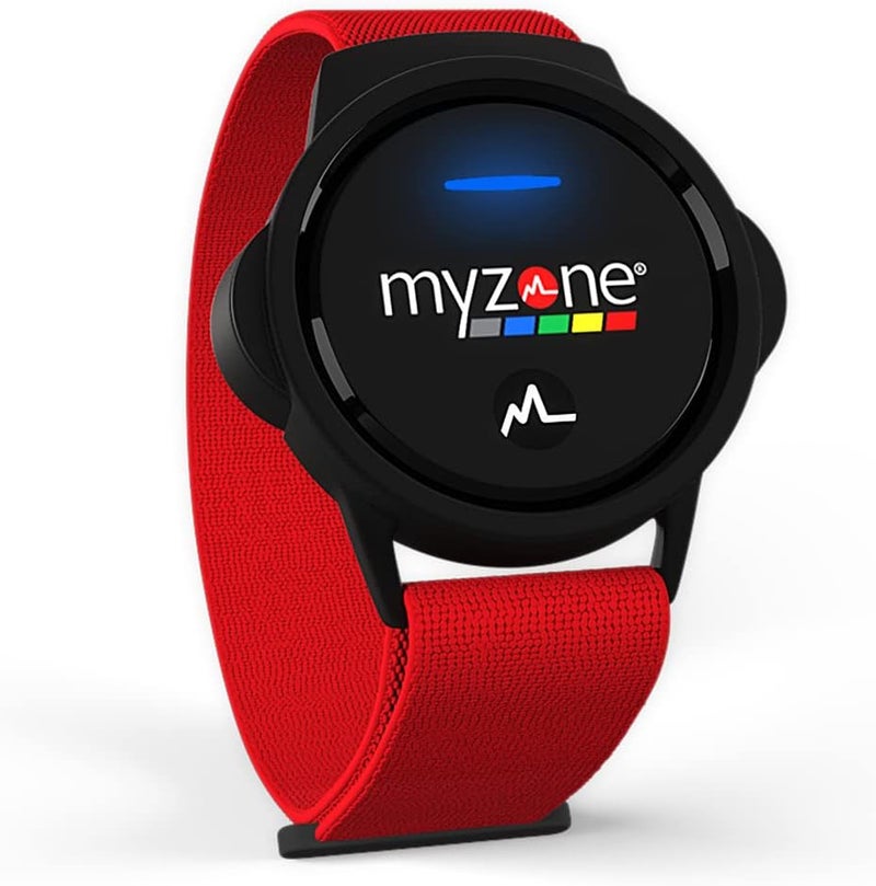 MYZONE MZ-Switch Replacement Arm & Wrist Straps - Red - Vibrant, Adjustable & Comfortable Replacement Fitness Band for the MZ-Switch - Image 2